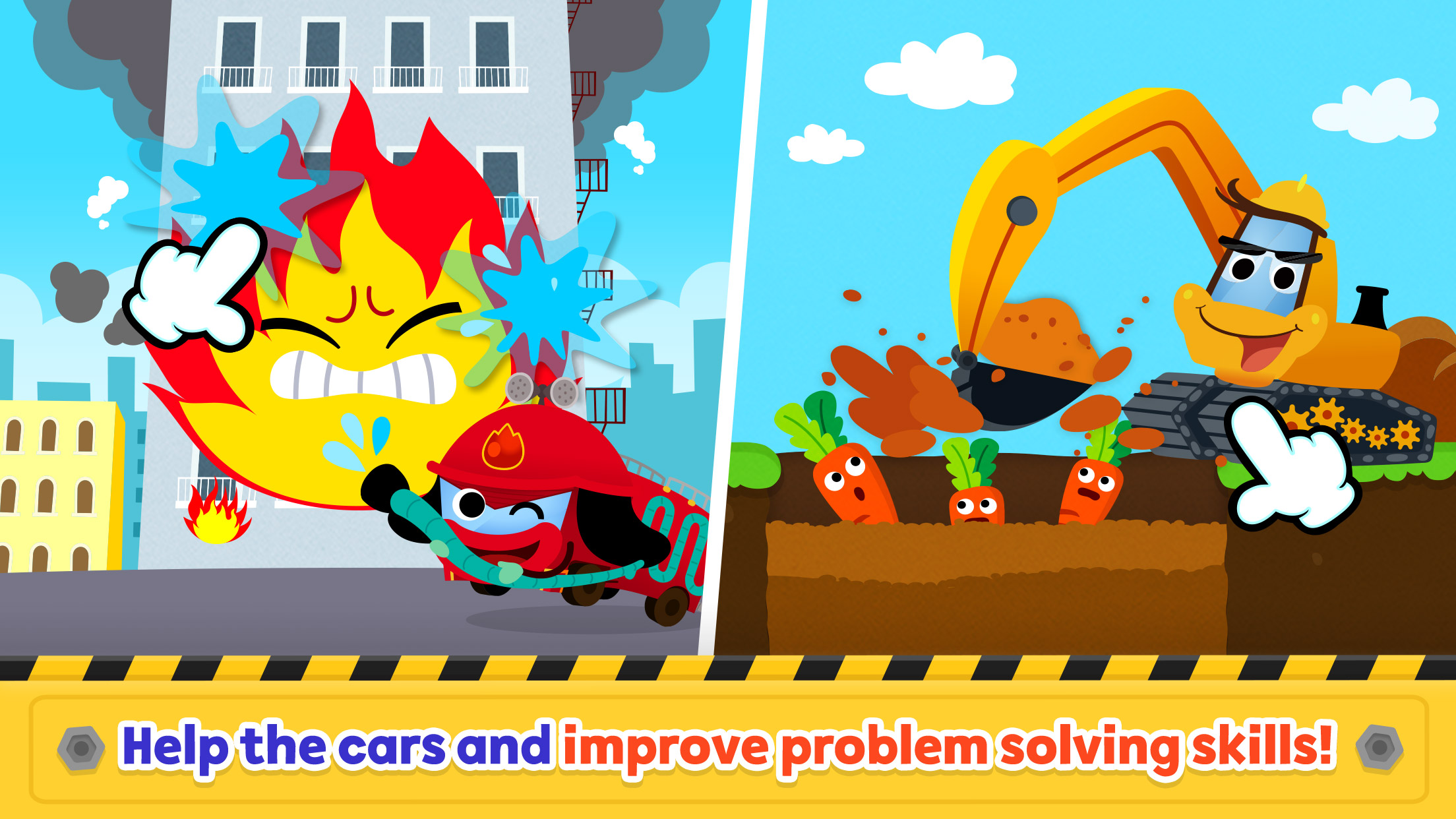 اسکرین شات 4 برنامه Baby Shark Car Town: Kid Games