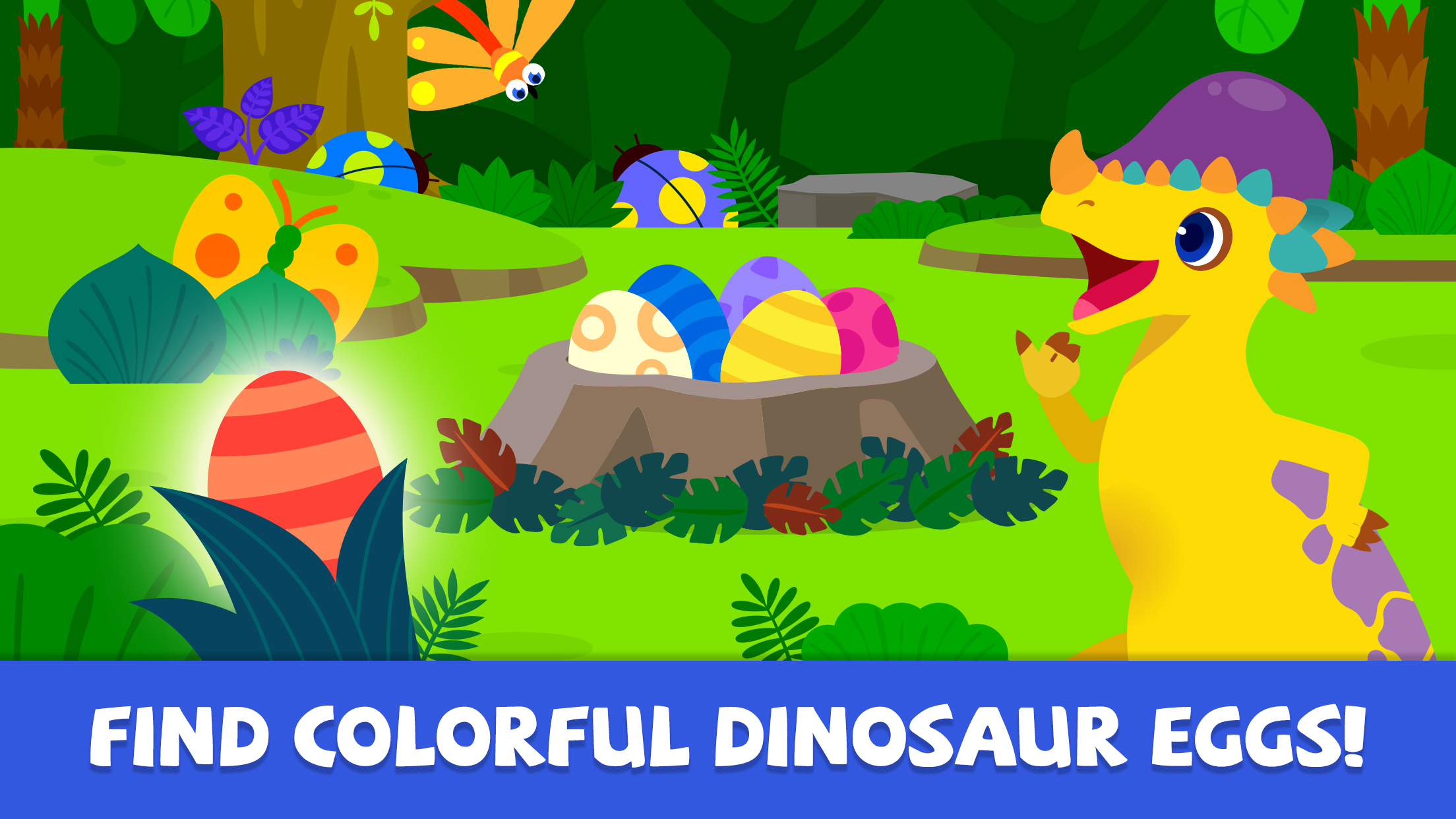 اسکرین شات 4 برنامه Pinkfong Dino World: Kids Game