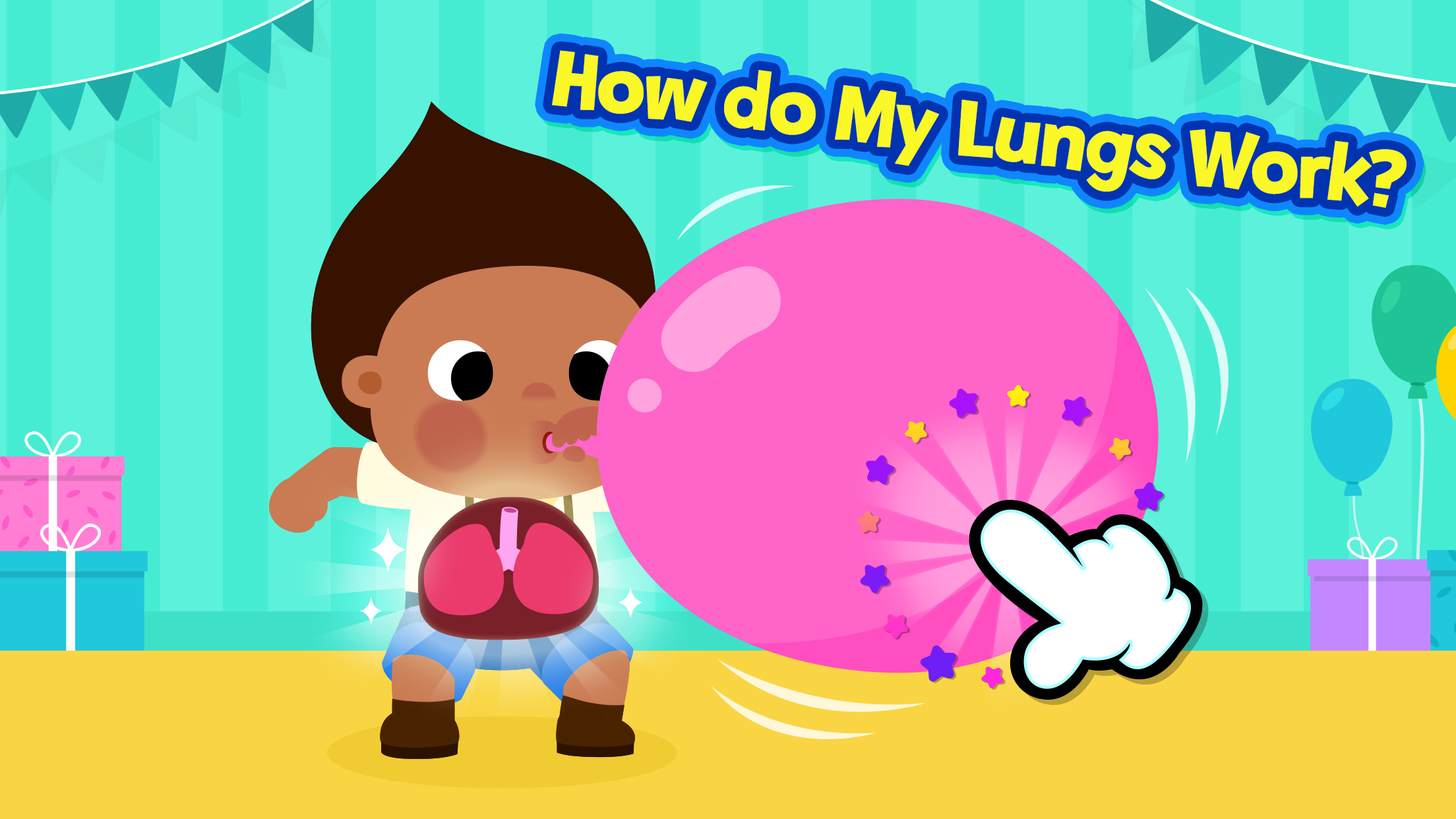 اسکرین شات 1 برنامه Pinkfong My Body: Kids Games