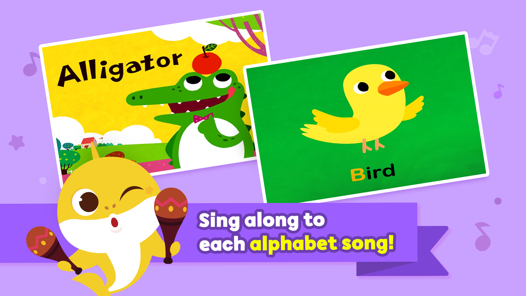 اسکرین شات 1 برنامه Baby Shark ABC Phonics: Games