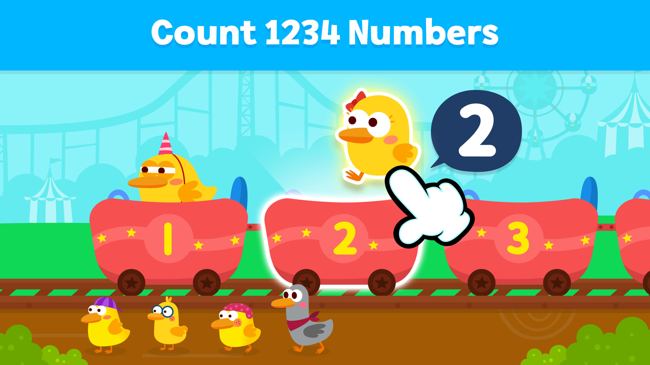 اسکرین شات 4 برنامه Pinkfong 123 Numbers: Kid Math