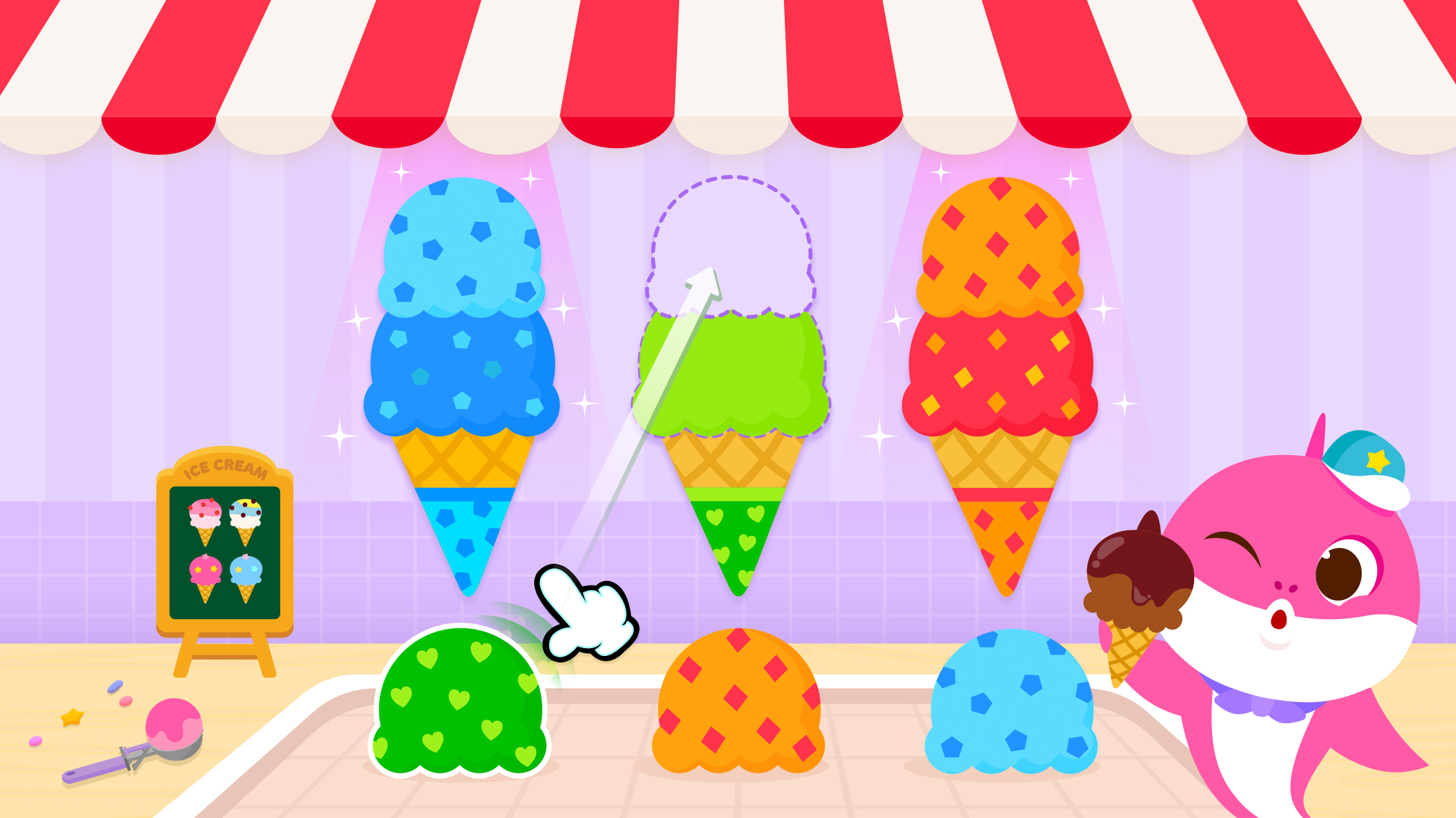 اسکرین شات 3 برنامه Pinkfong Shapes & Colors