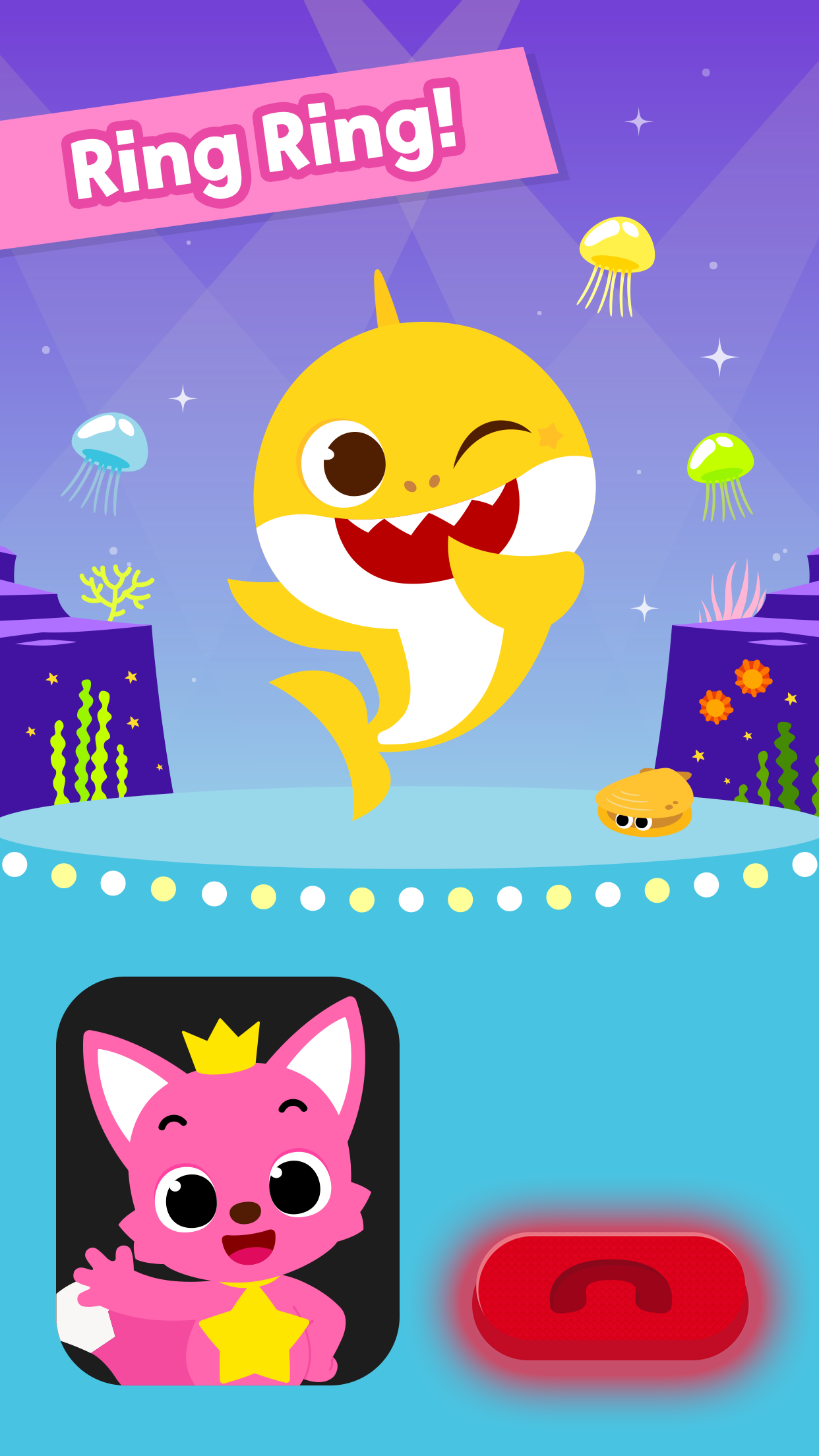 اسکرین شات 4 برنامه Pinkfong Baby Shark Phone Game