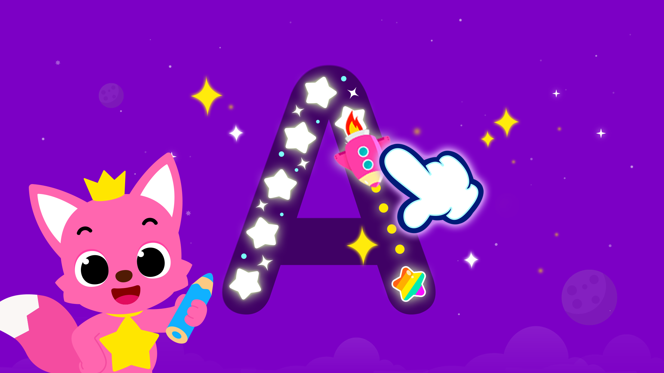 اسکرین شات 2 برنامه Pinkfong Tracing World : ABC