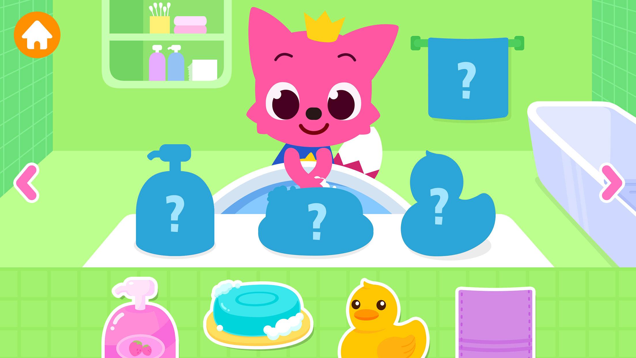 اسکرین شات 6 برنامه Baby Shark: Wash Your Hands