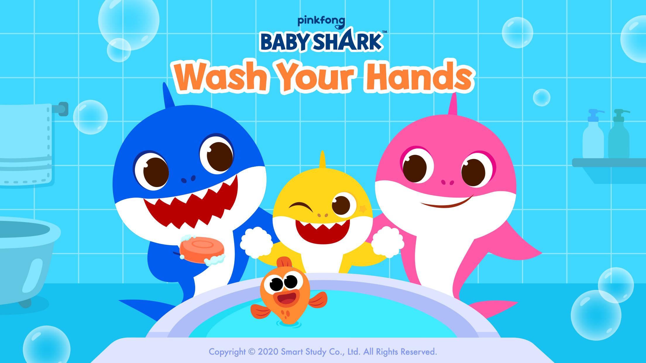 اسکرین شات 1 برنامه Baby Shark: Wash Your Hands