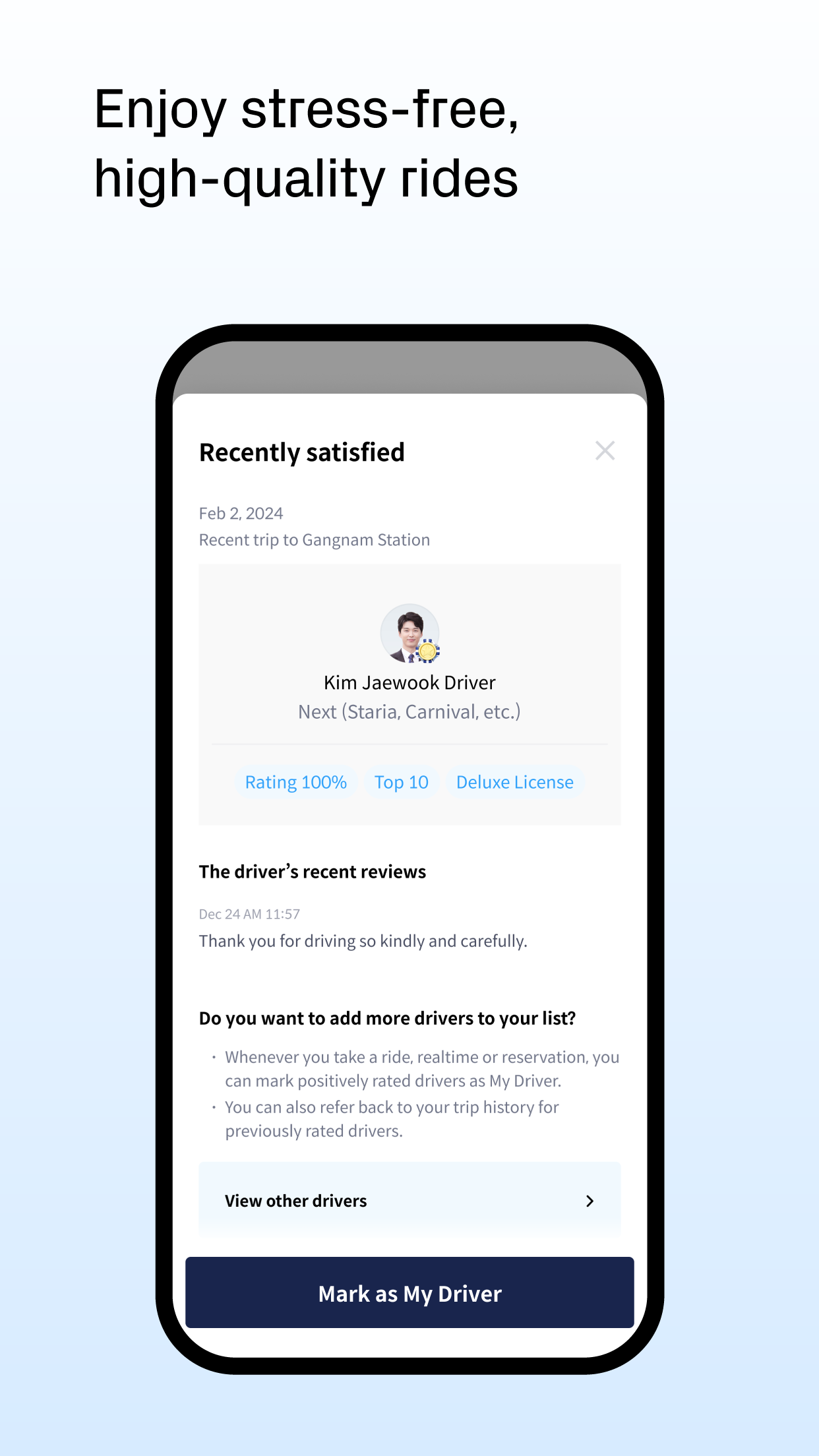 اسکرین شات 6 برنامه TADA - Quality ride for all