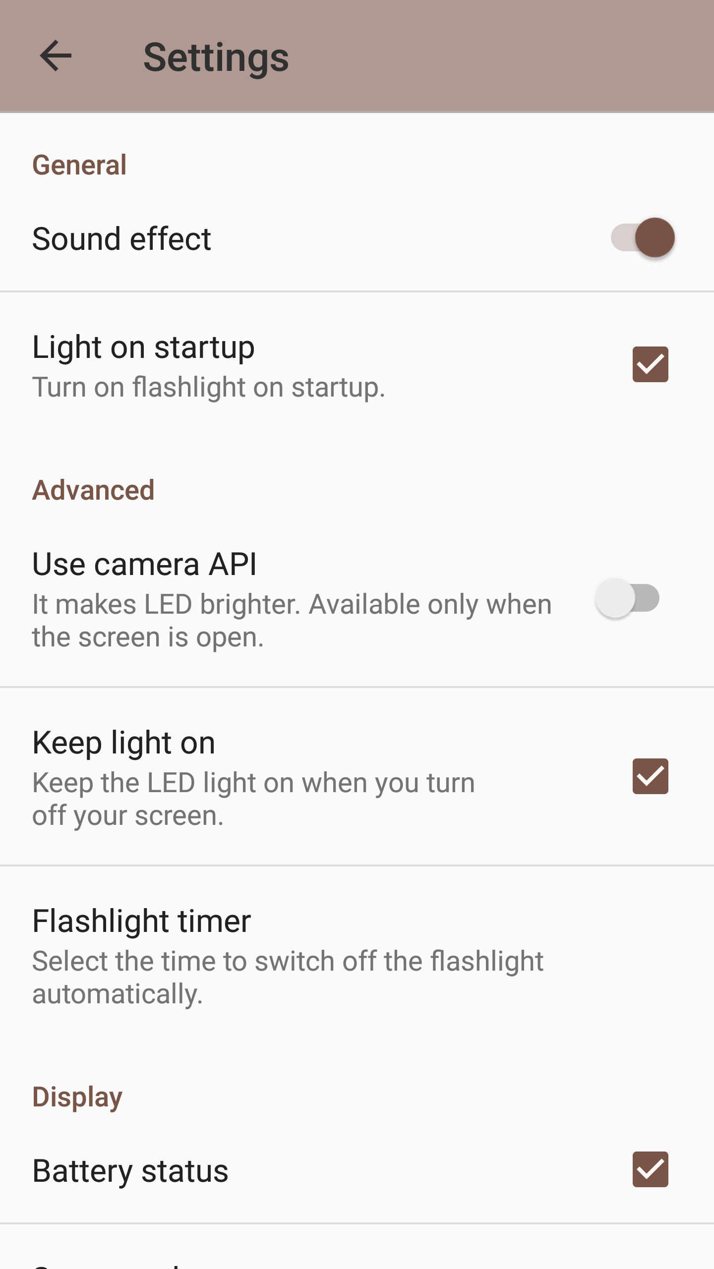 اسکرین شات 7 برنامه Smart Flashlight