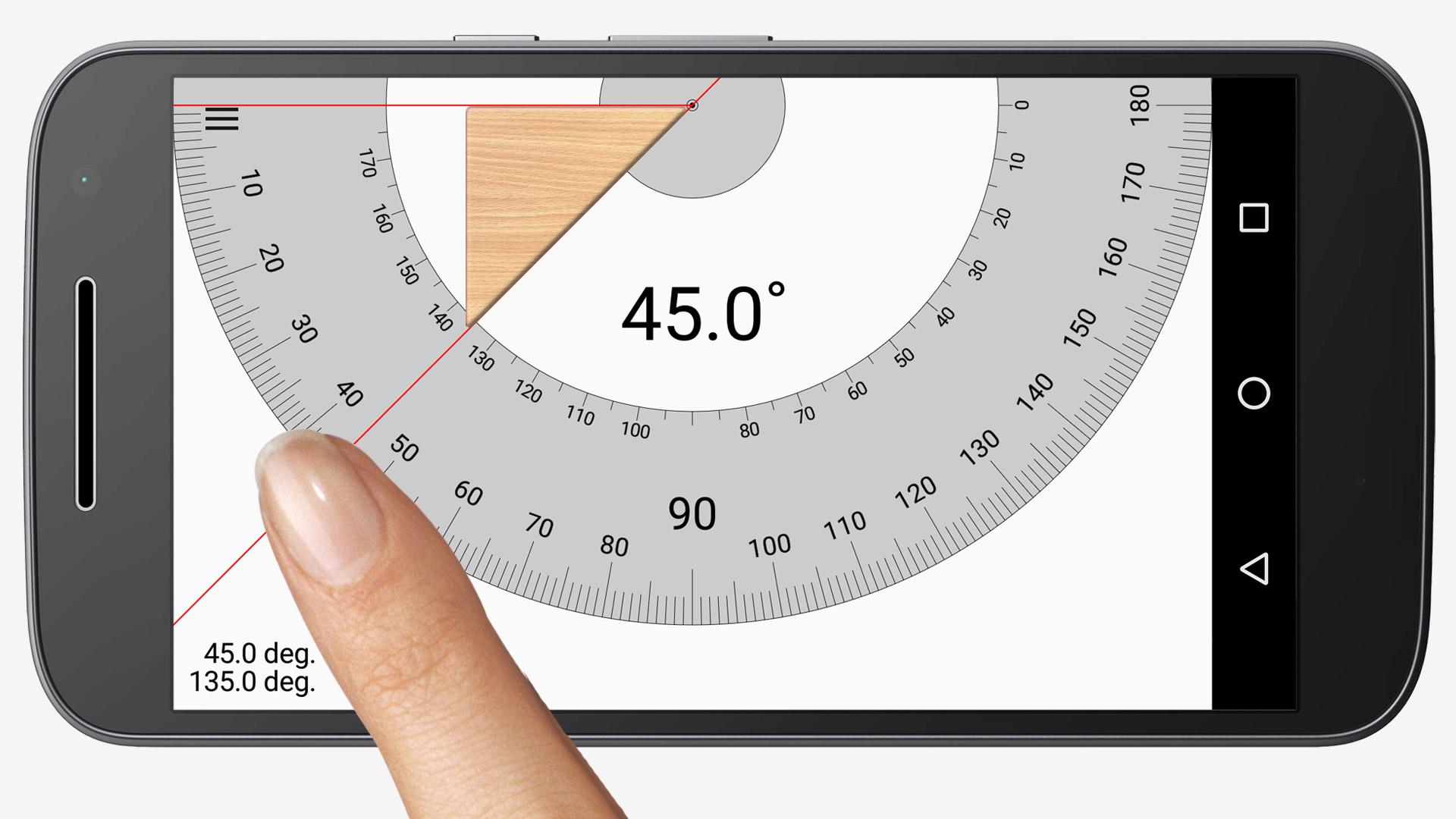 اسکرین شات 1 برنامه Smart Protractor