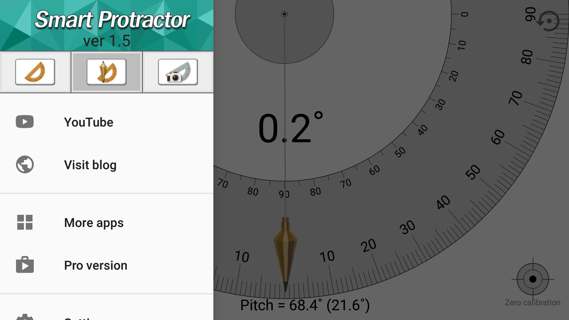 اسکرین شات 4 برنامه Smart Protractor