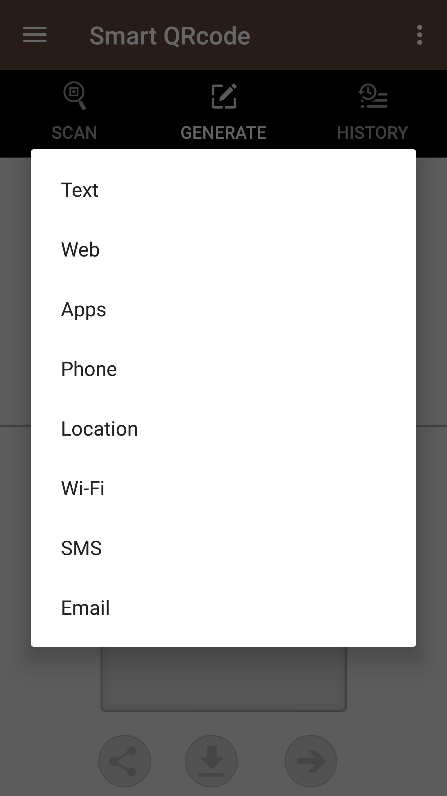 اسکرین شات 5 برنامه Smart QRcode
