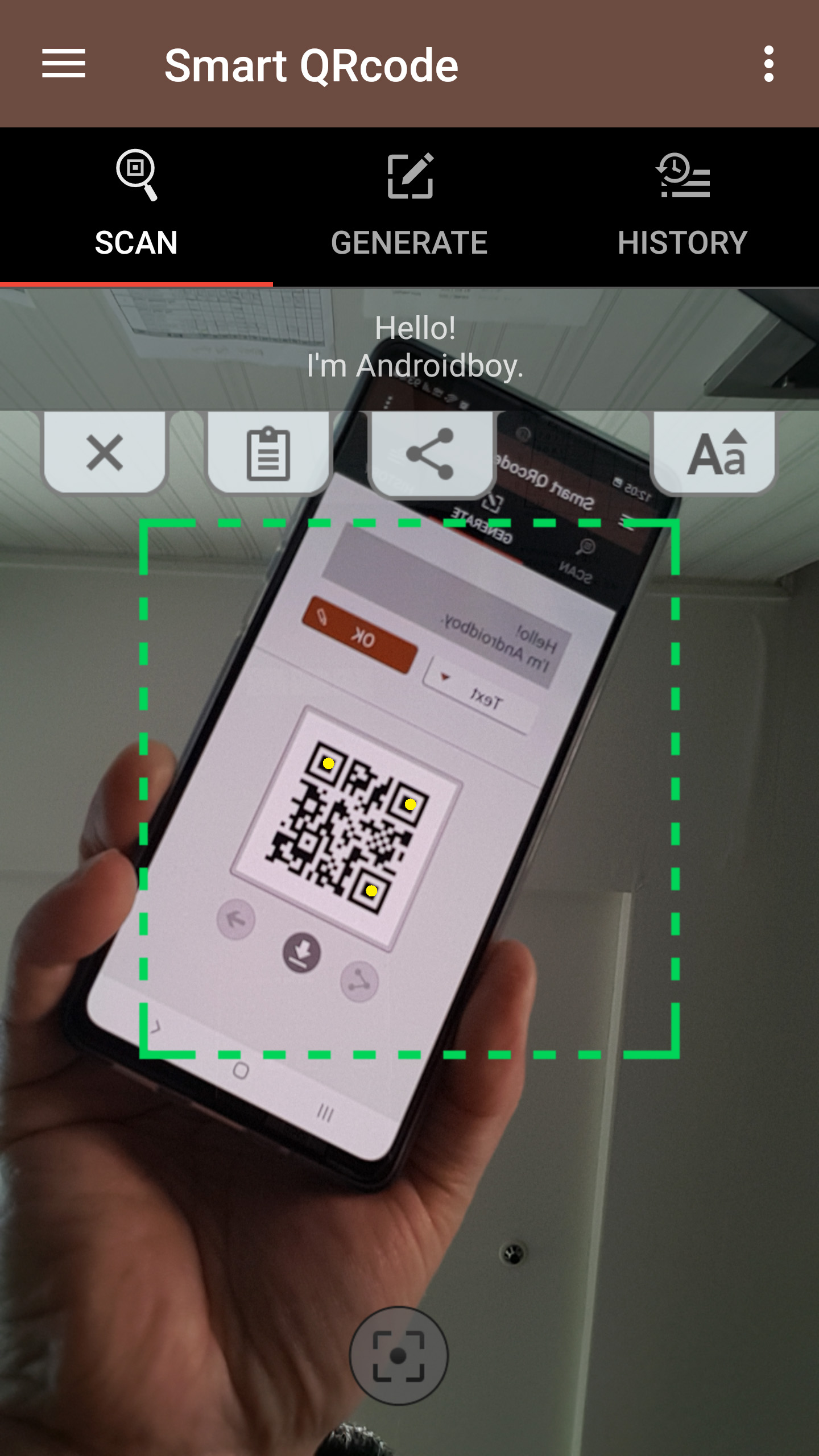 اسکرین شات 3 برنامه Smart QRcode