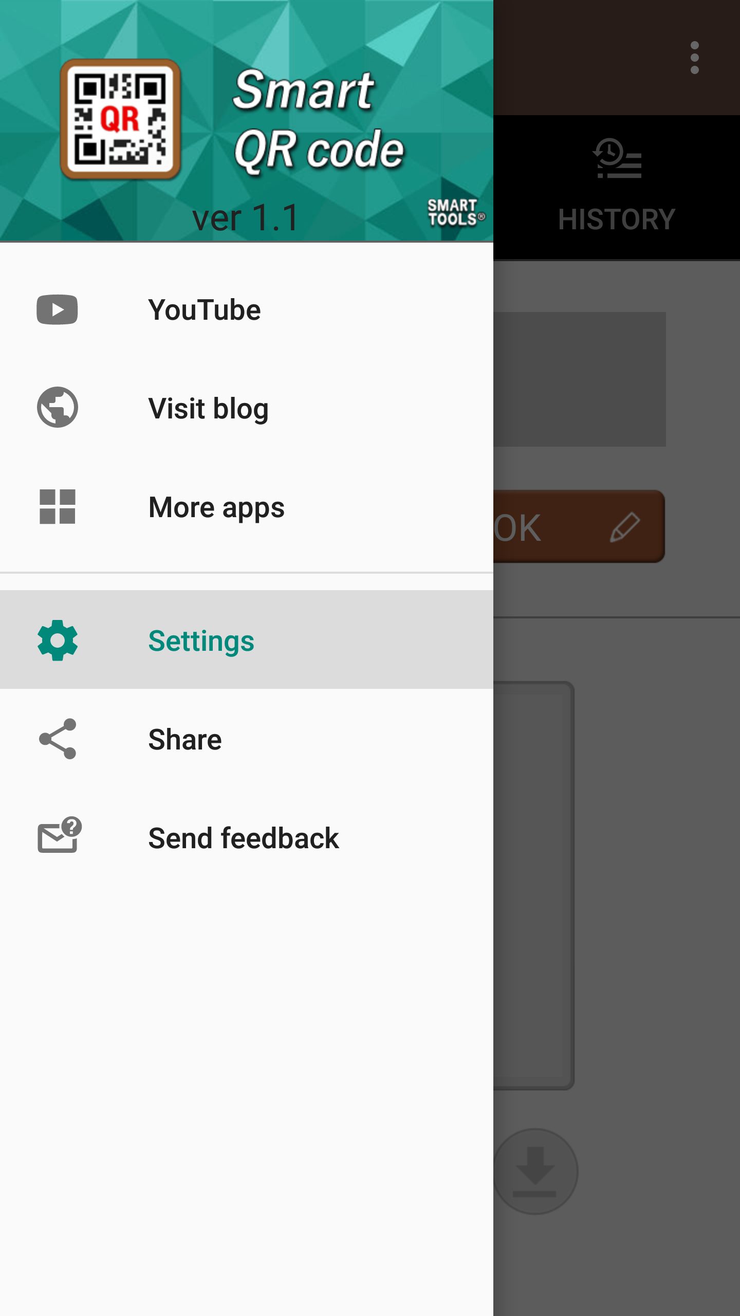 اسکرین شات 7 برنامه Smart QRcode