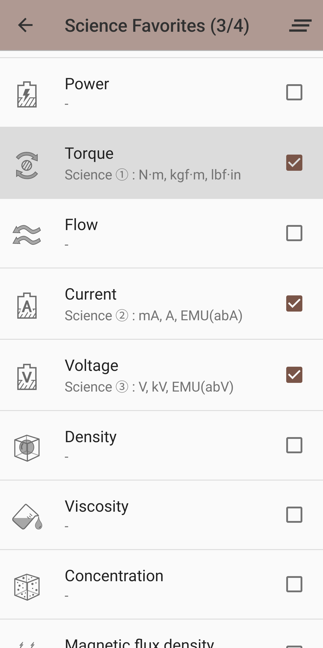 اسکرین شات 7 برنامه Unit Converter
