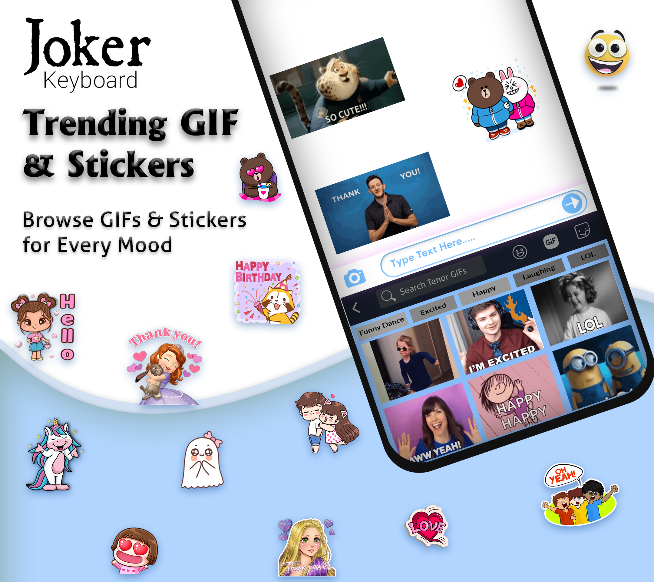 اسکرین شات 7 برنامه Jokrt - Joker Keyboard