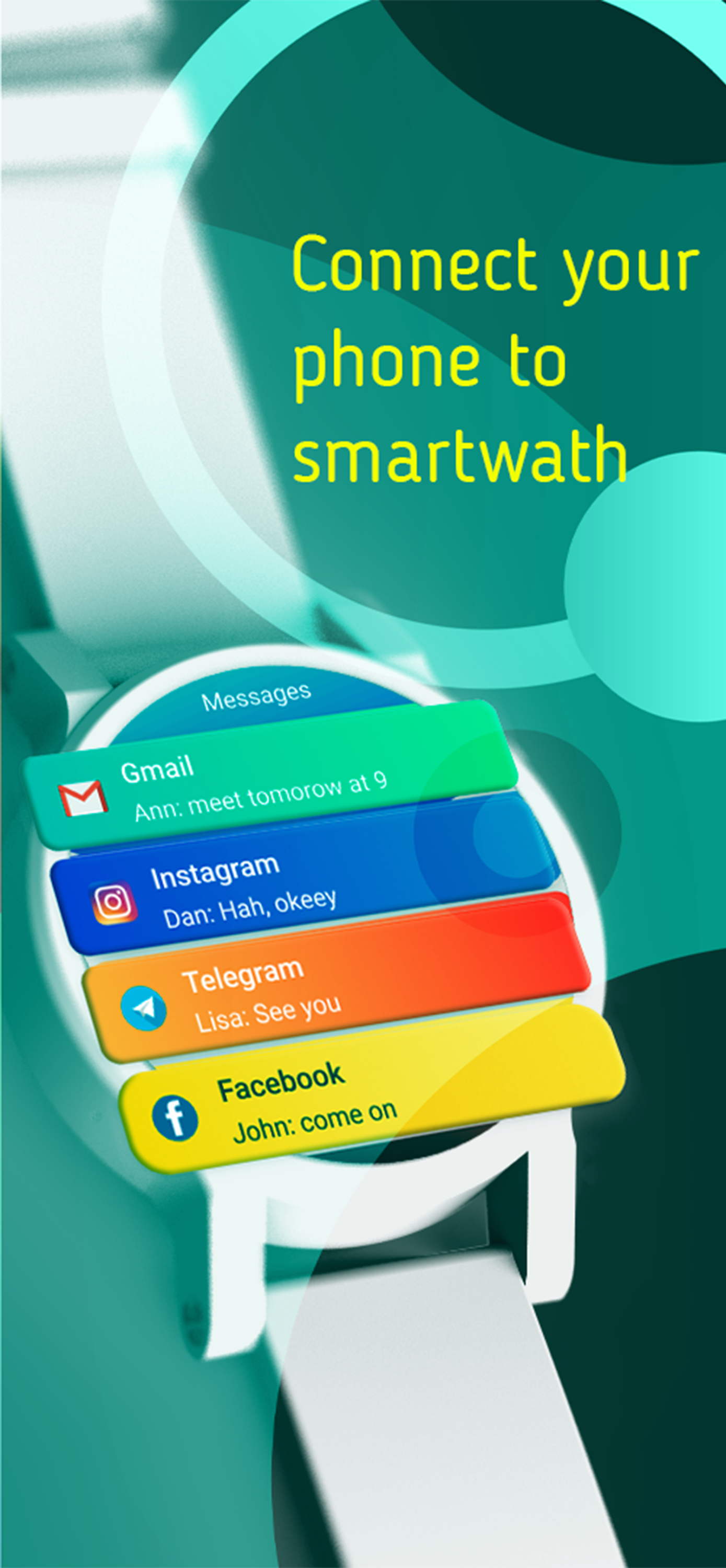 اسکرین شات 1 برنامه Smart Watch app - Sync Wear OS