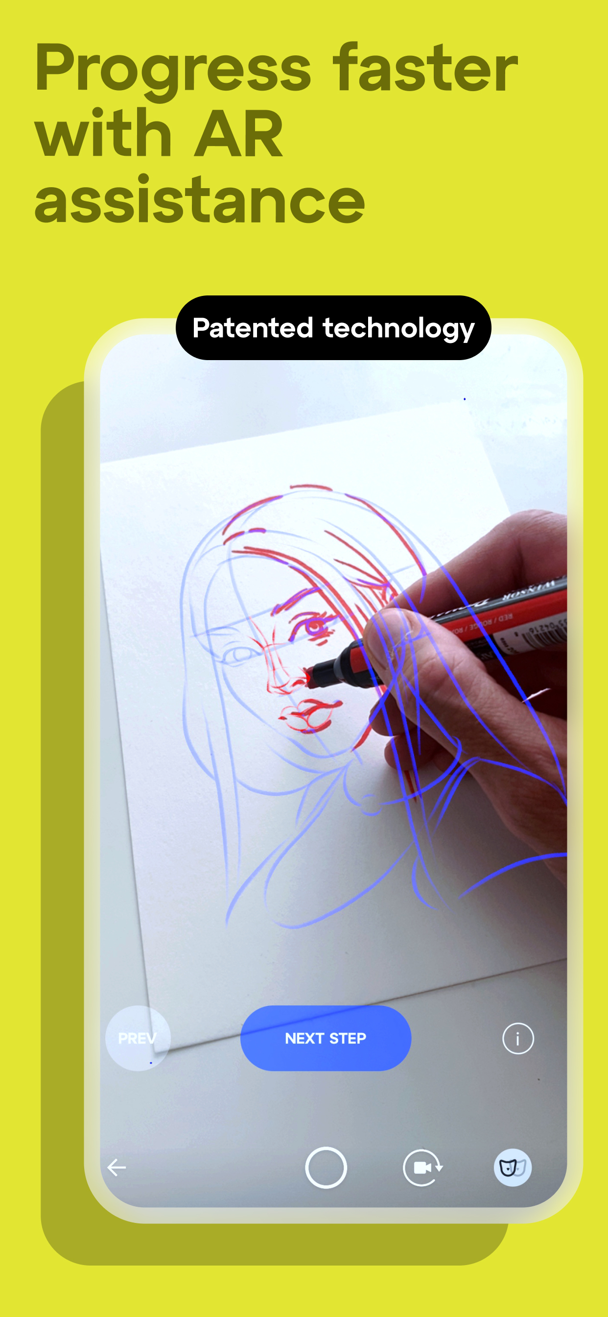 اسکرین شات 3 برنامه Sketchar AR Draw Paint Trace