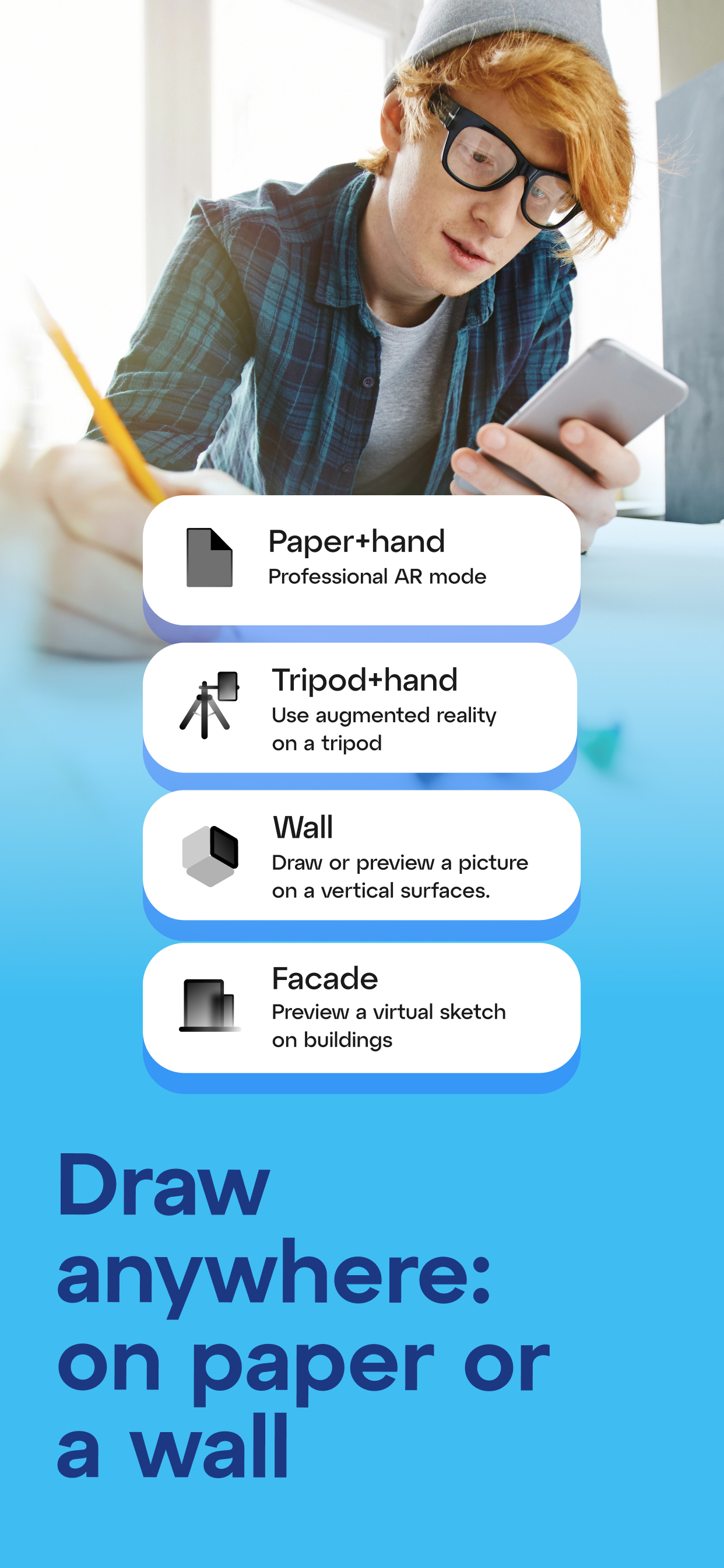 اسکرین شات 6 برنامه Sketchar AR Draw Paint Trace