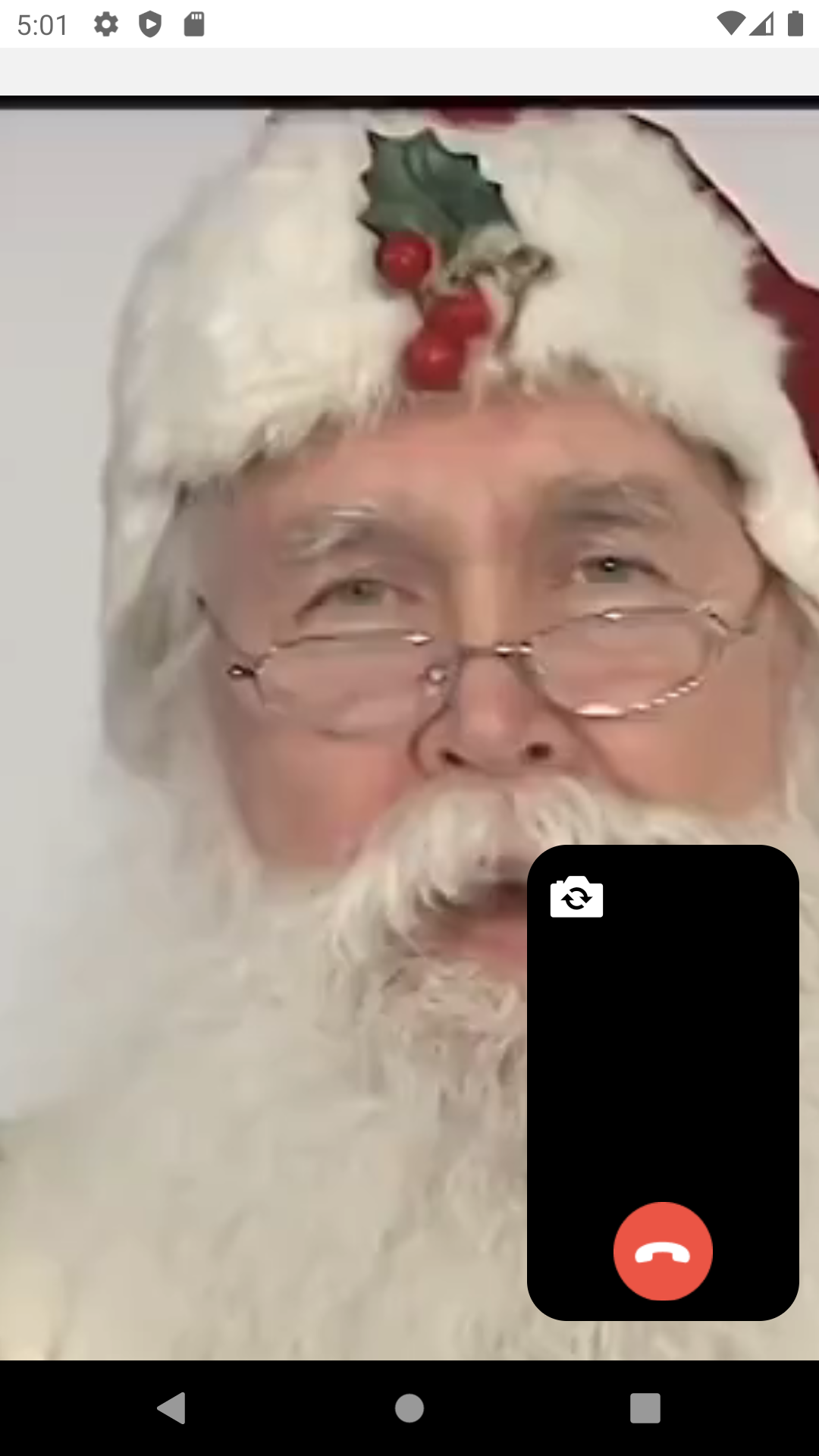اسکرین شات 5 برنامه A Call From Santa Prank