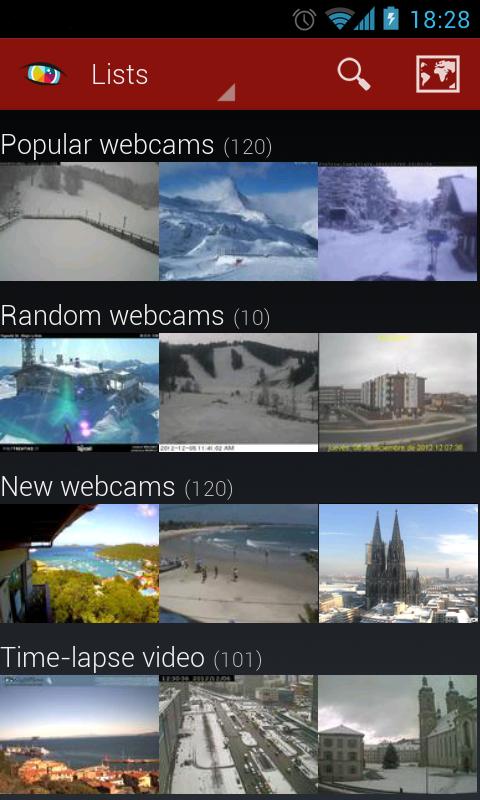 اسکرین شات 1 برنامه Worldscope Webcams