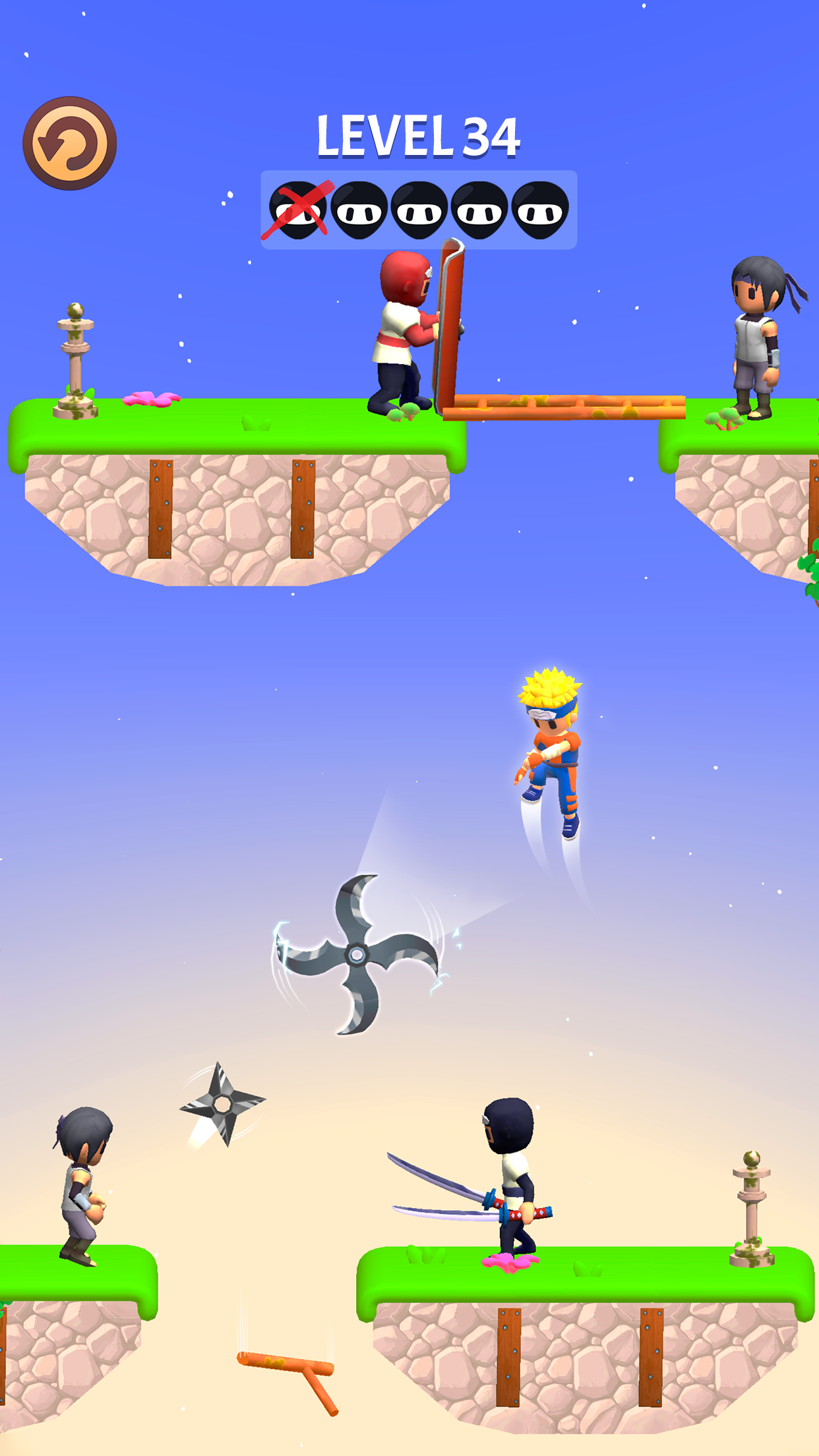 اسکرین شات 6 بازی Kunai Master: Ninja Assassin