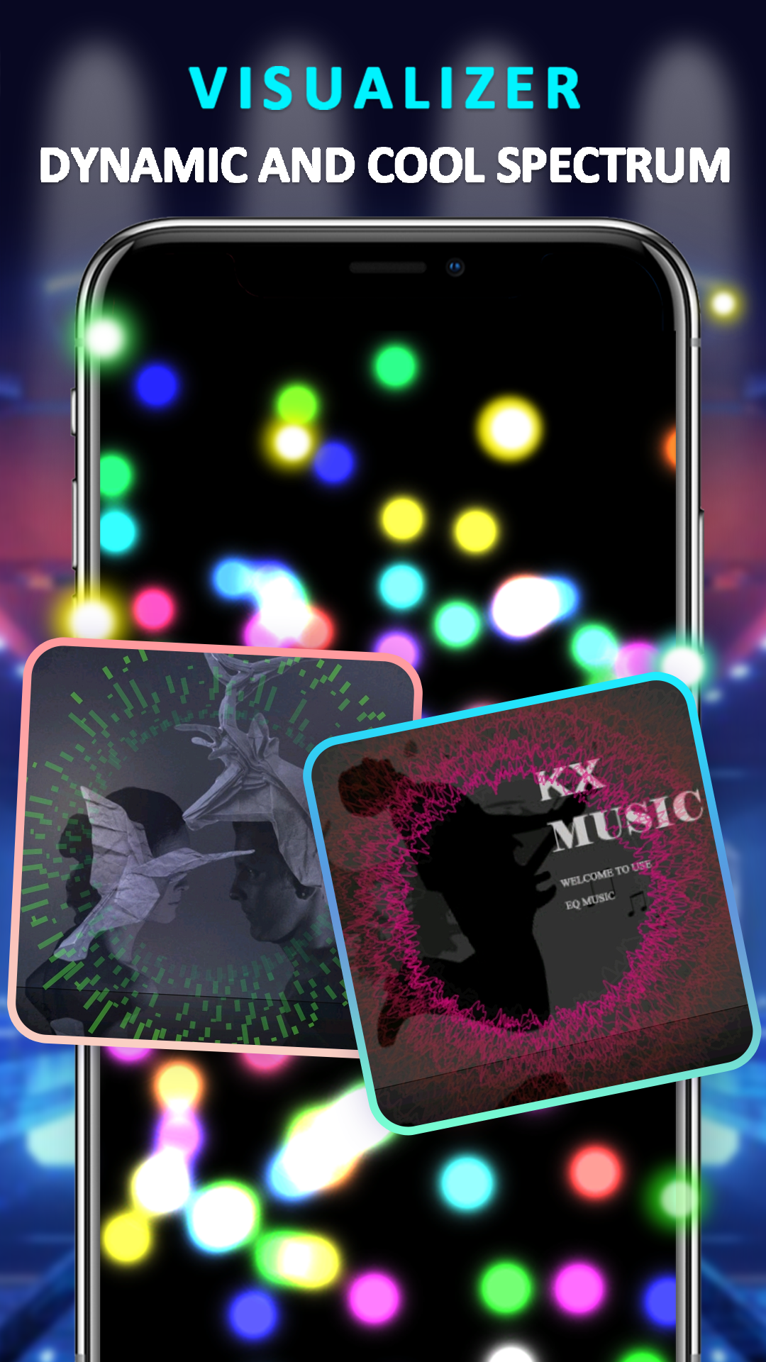 اسکرین شات 4 برنامه EQ Bass Music Player- KX Music