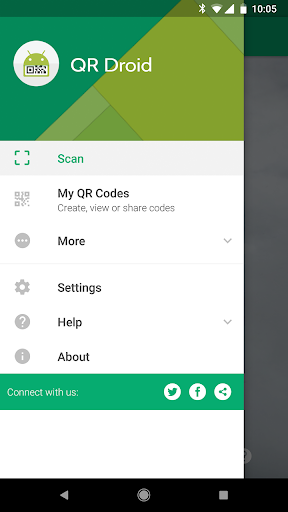 اسکرین شات 1 برنامه QR Droid