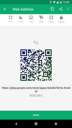 اسکرین شات 7 برنامه QR Droid