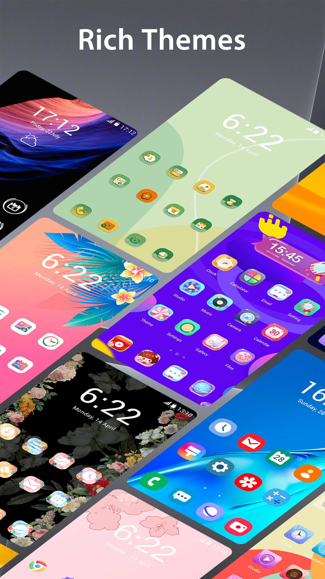اسکرین شات 4 برنامه 3D Droid16 Launcher