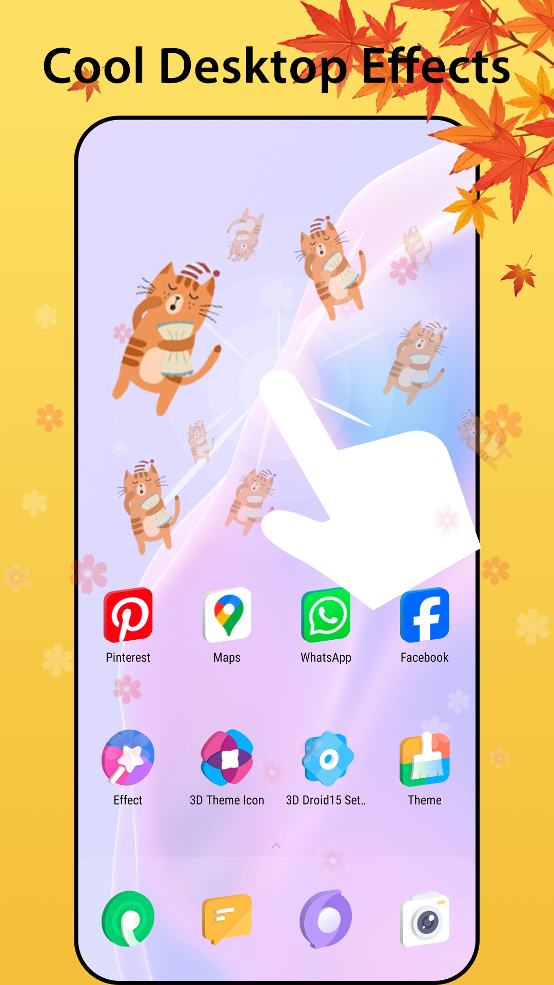 اسکرین شات 5 برنامه 3D Droid16 Launcher