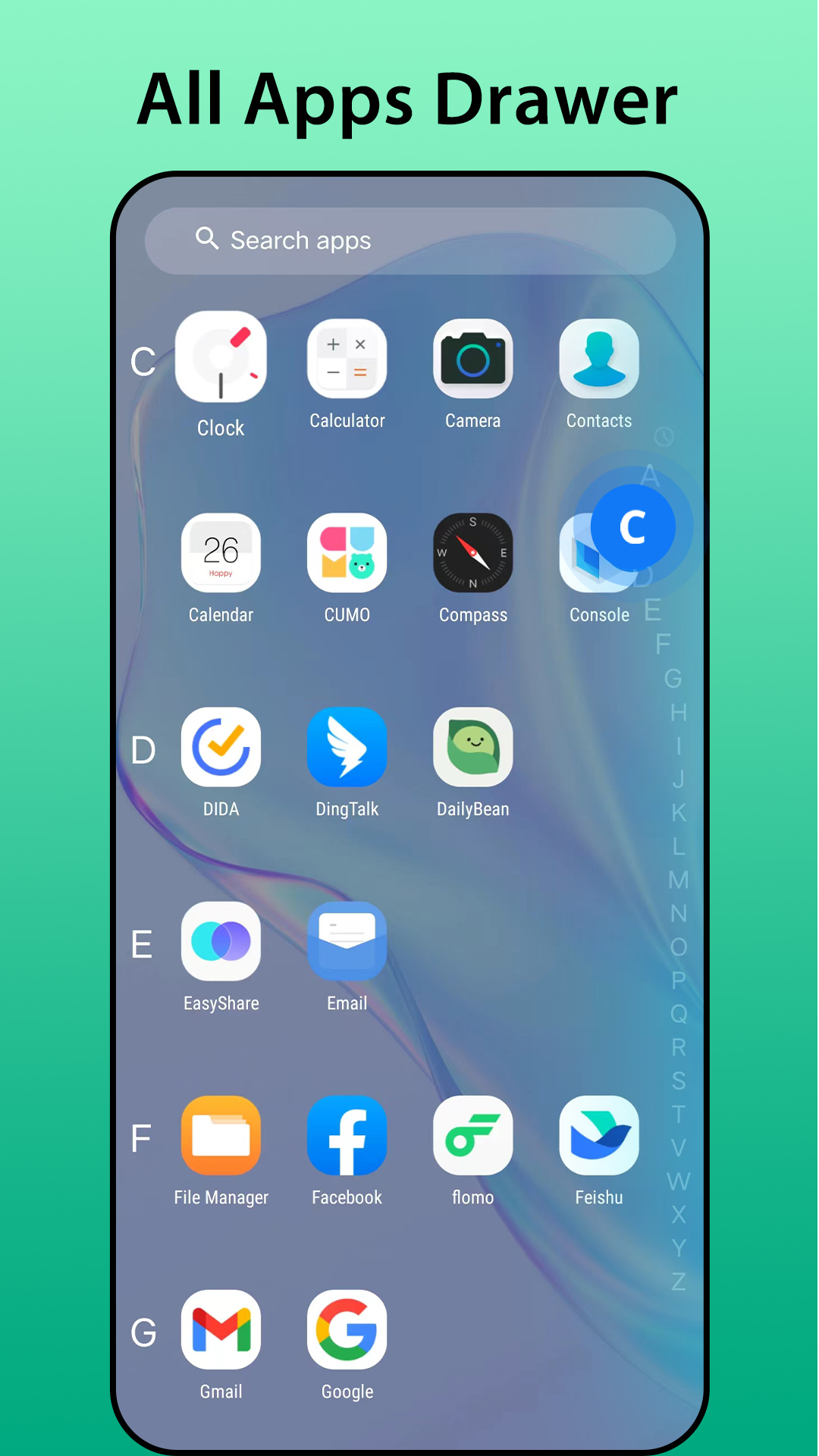 اسکرین شات 7 برنامه 3D Droid16 Launcher