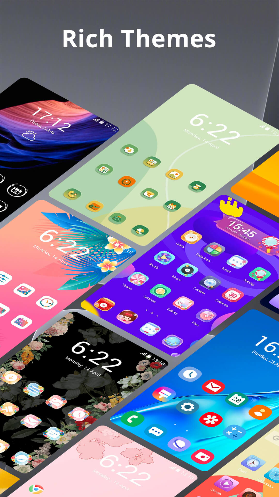 اسکرین شات 4 برنامه 3D Droid15 Launcher
