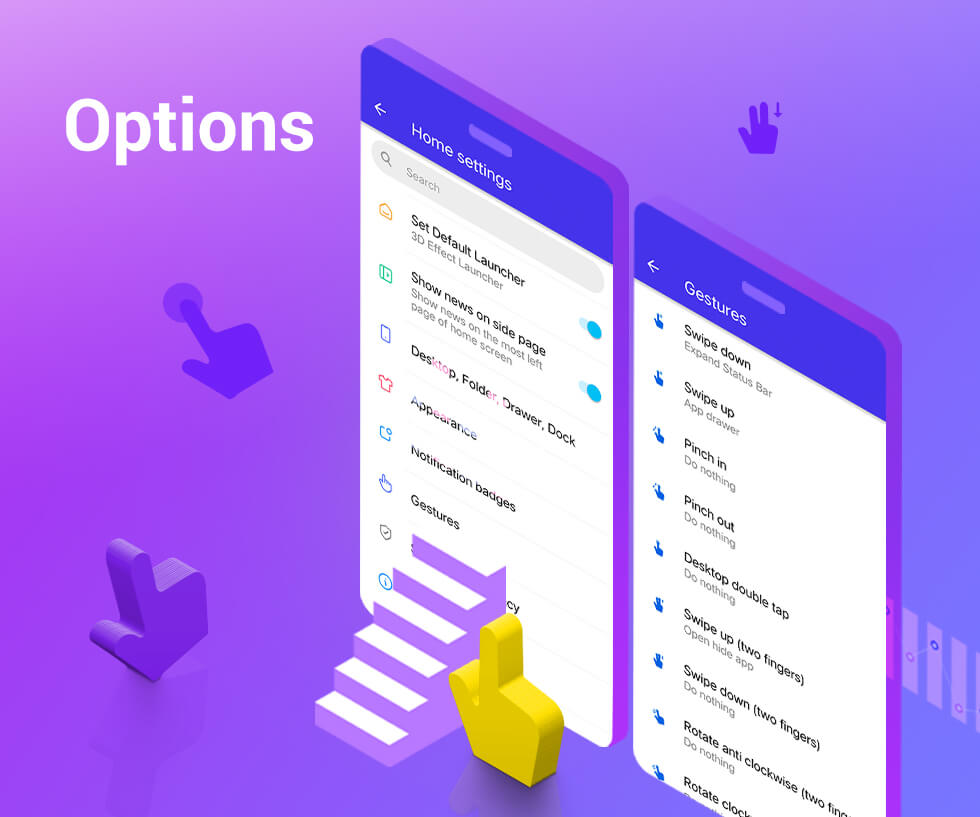 اسکرین شات 8 برنامه 3D Effect Launcher, Cool Live