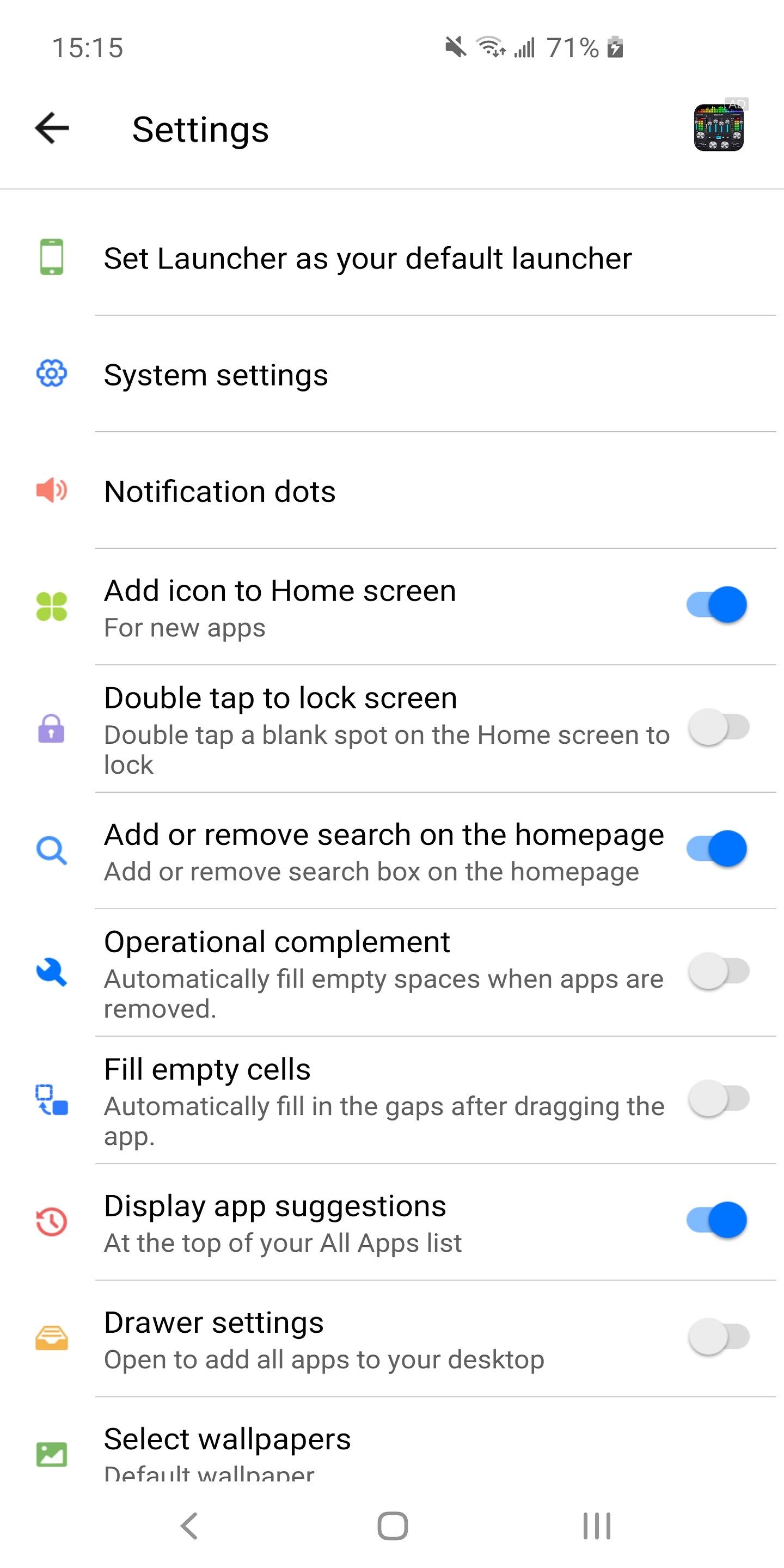 اسکرین شات 3 برنامه 1 Launcher - Home Launcher