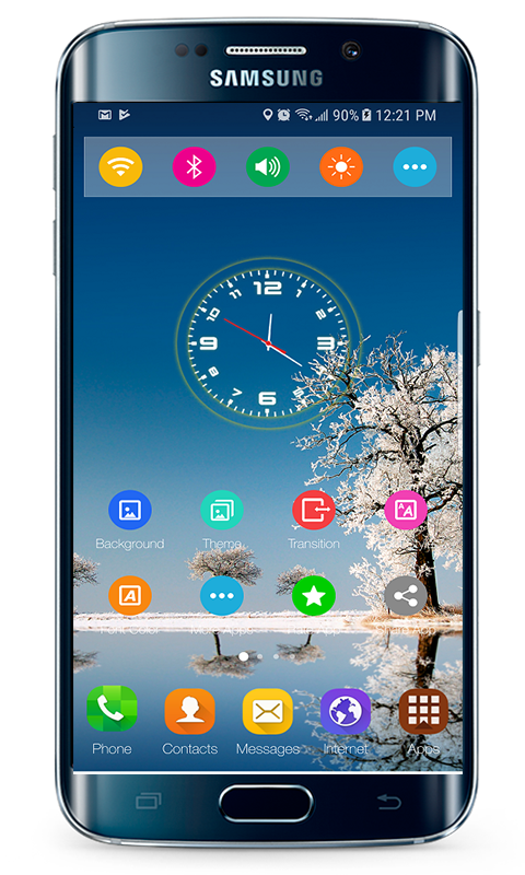 اسکرین شات 1 برنامه Launcher & Theme for Samsung G