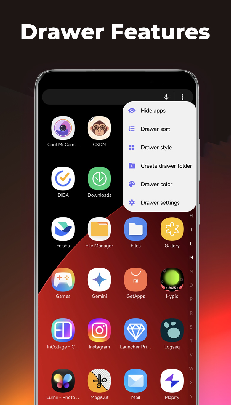 اسکرین شات 3 برنامه Note Launcher - Galaxy Note20