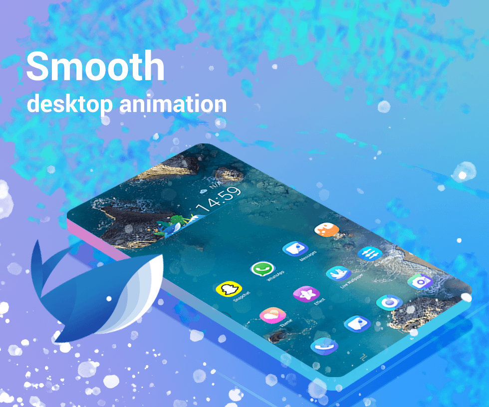 اسکرین شات 3 برنامه 4D Launcher -Lively 4D Launche
