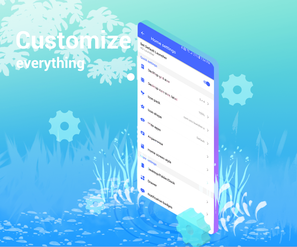 اسکرین شات 7 برنامه 4D Launcher -Lively 4D Launche