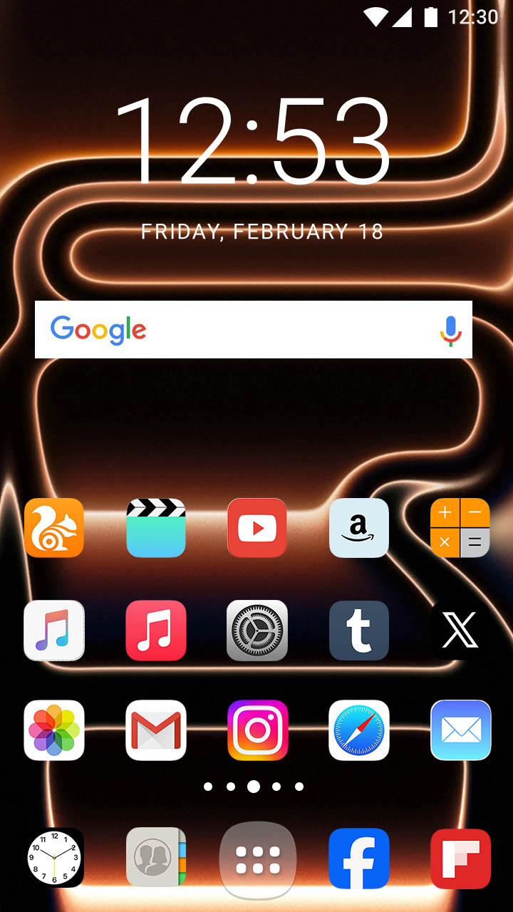 اسکرین شات 2 برنامه Theme of iPhone 17 Pro Max