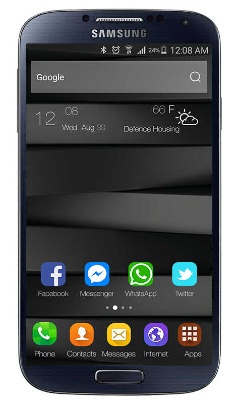 اسکرین شات 1 برنامه Launcher Galaxy A71 Theme