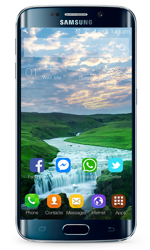 اسکرین شات 1 برنامه Launcher Samsung Galaxy S9 The