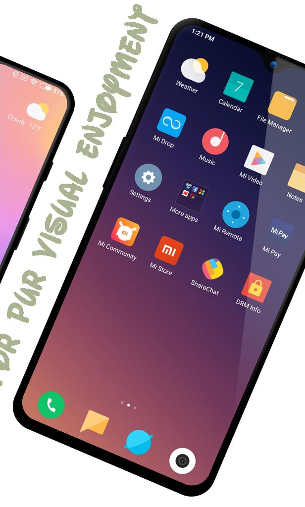 اسکرین شات 4 برنامه Redmi note 8 Pro Theme