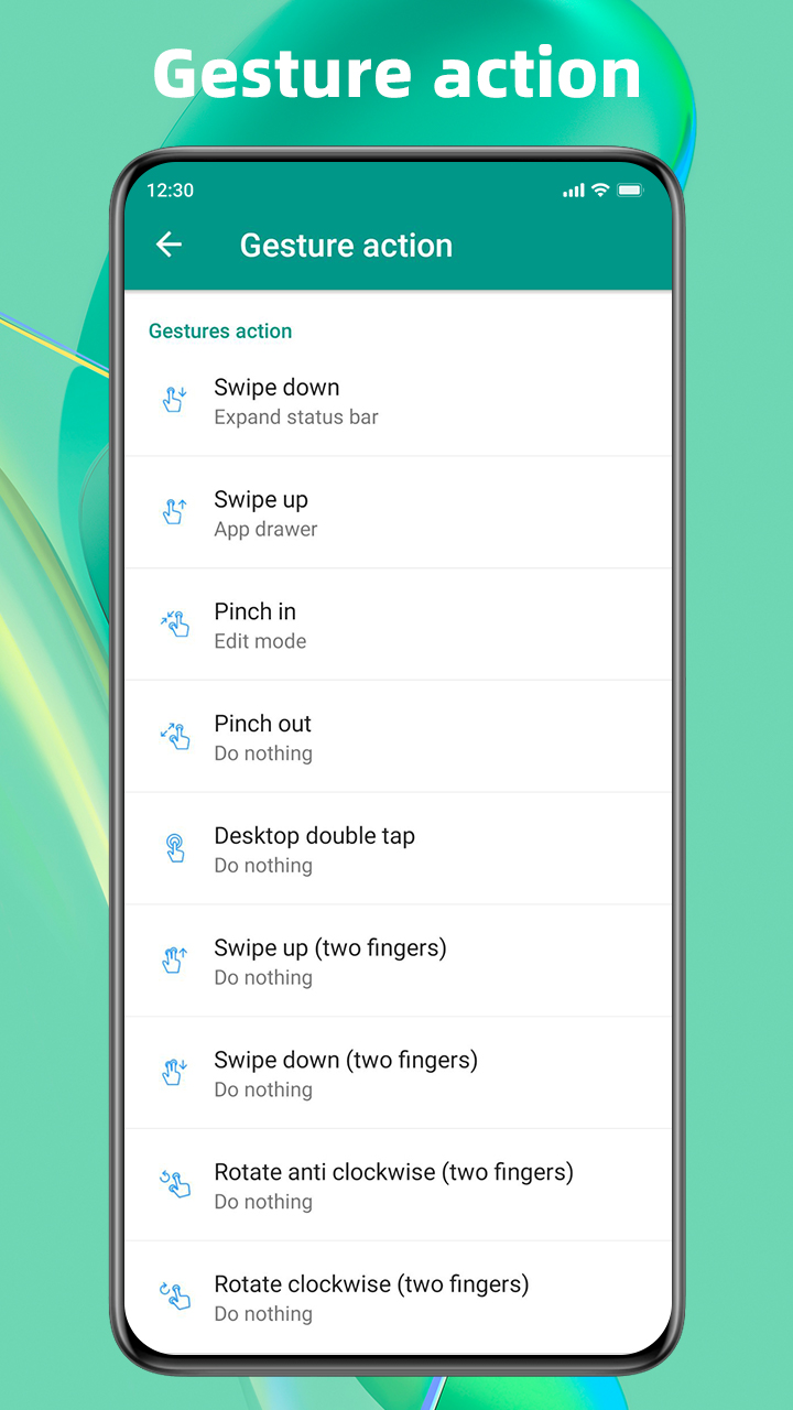 اسکرین شات 7 برنامه Super P Launcher, Theme