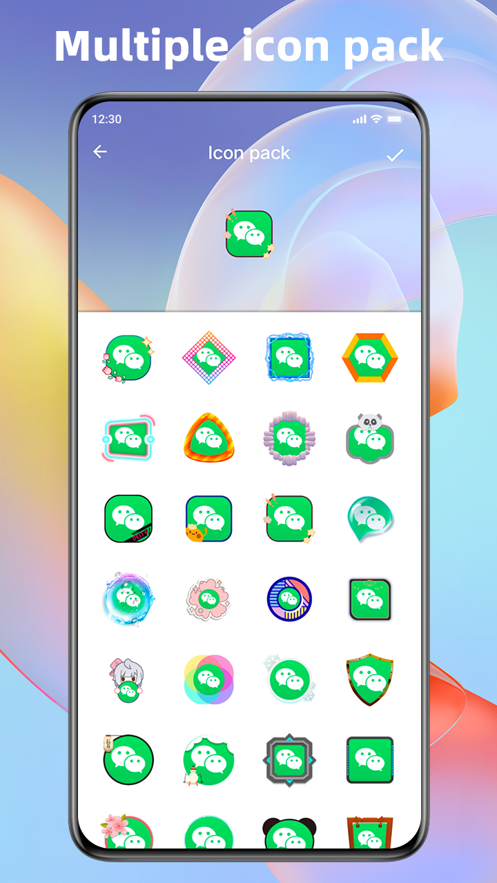 اسکرین شات 6 برنامه Super P Launcher, Theme