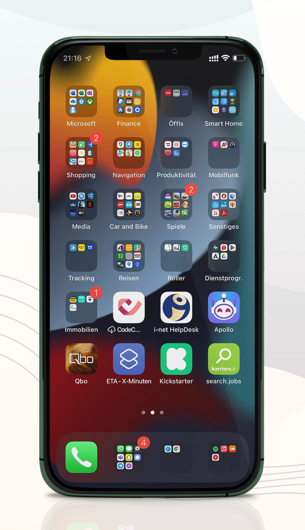 اسکرین شات 4 برنامه IOS 16 icon-pack and Theme