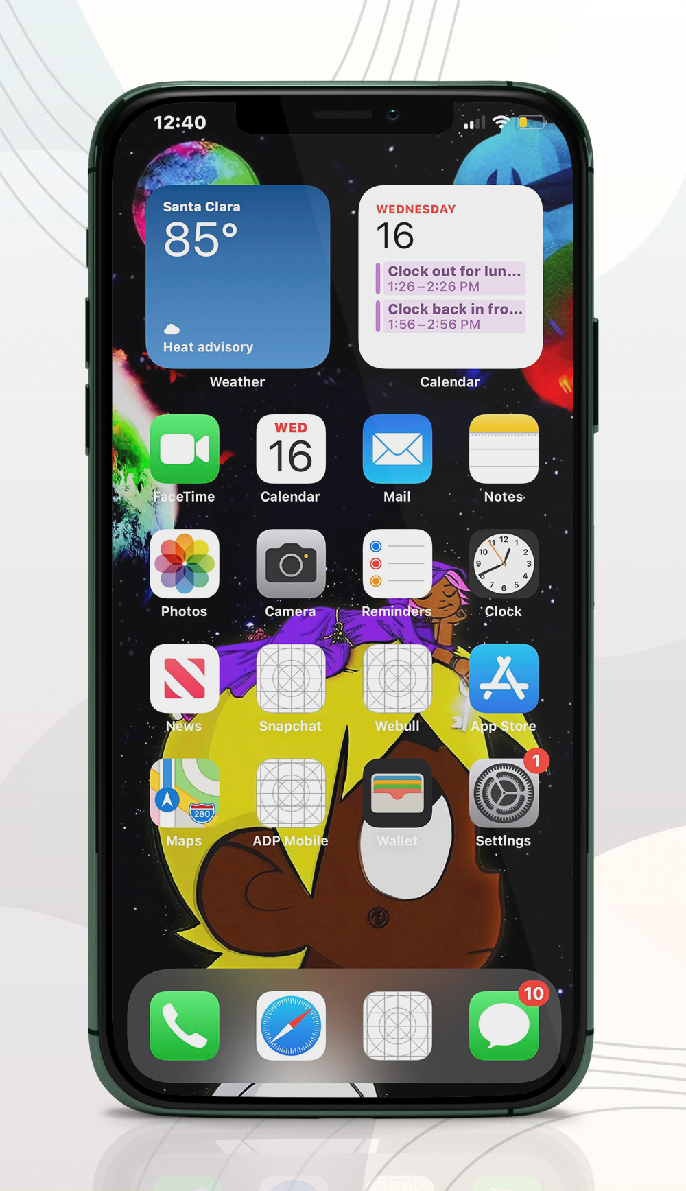 اسکرین شات 3 برنامه IOS 16 icon-pack and Theme