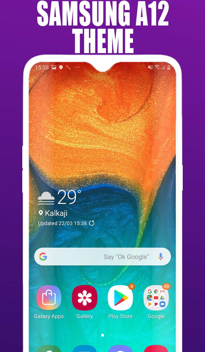 اسکرین شات 2 برنامه Theme for Samsung A12