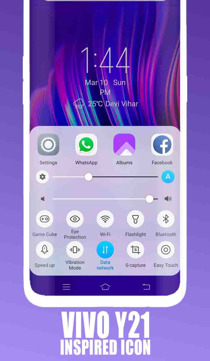 اسکرین شات 1 برنامه Vivo Y21s Launcher