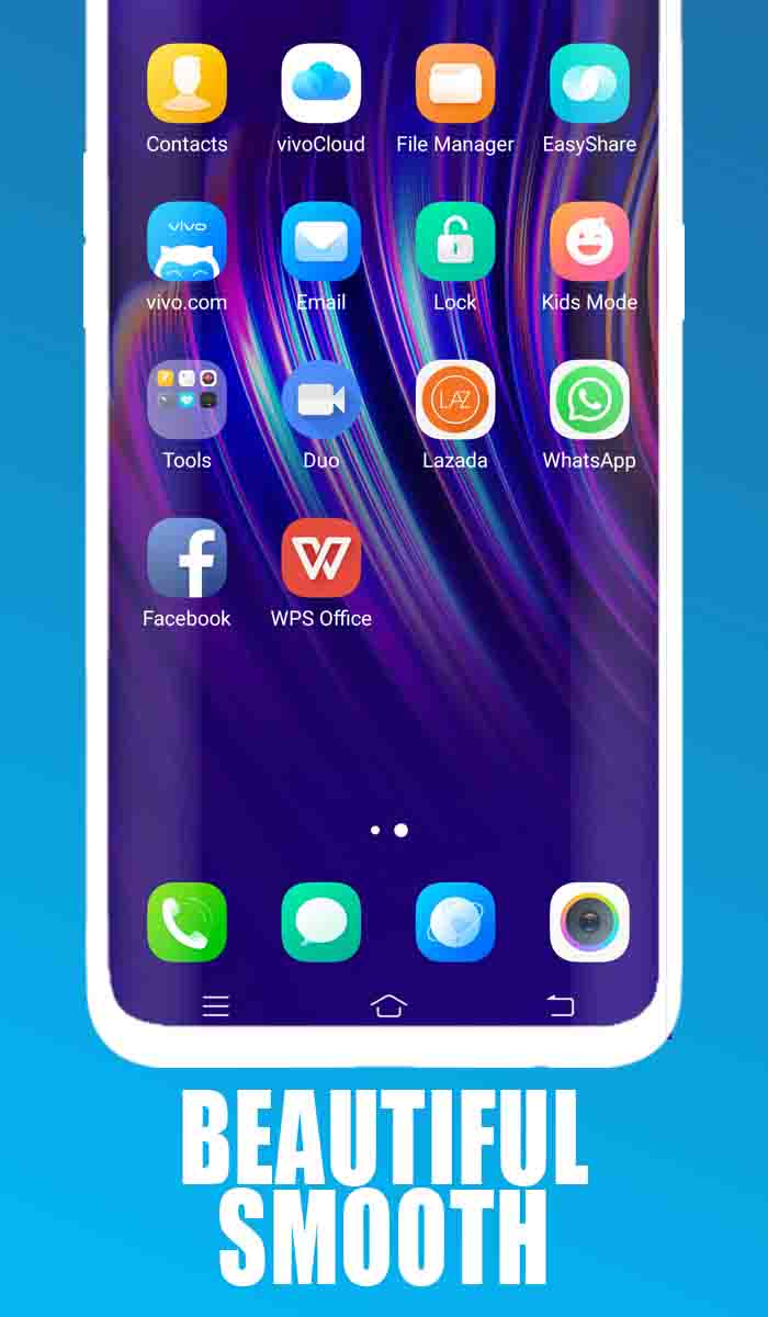 اسکرین شات 3 برنامه Vivo Y21s Launcher