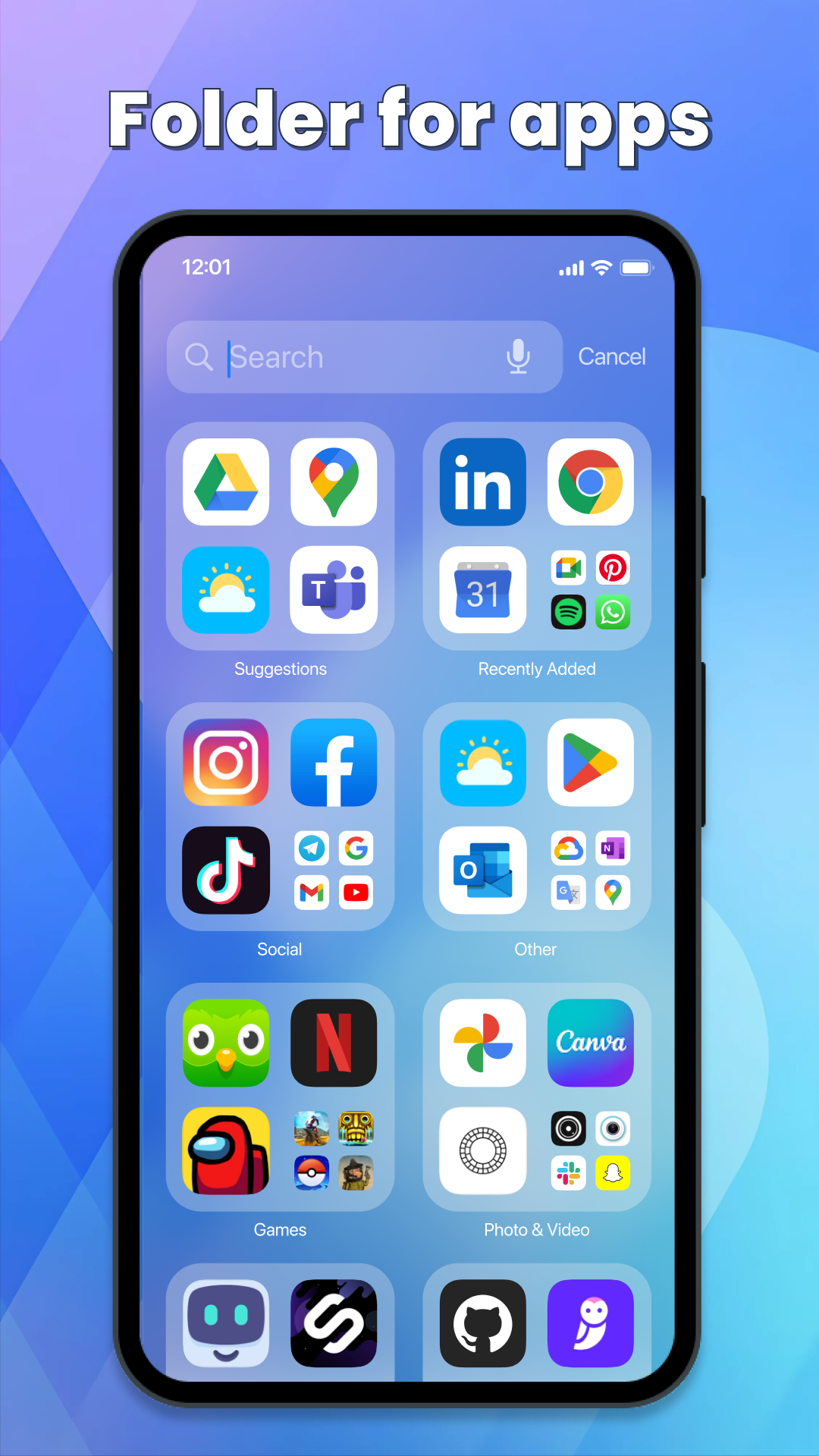 اسکرین شات 4 برنامه Launcher OS 2024